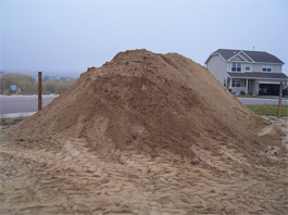 Busby Tractor Services dirt, compost & beauty bark work